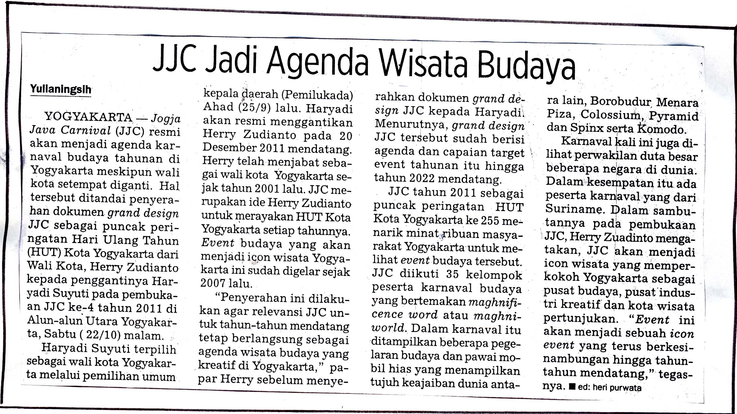 Kliping jogja terbaru